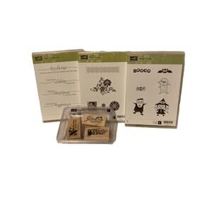 Stampin' Up! Bundle Ghouls Fresh Vintage Heard from Heart Holiday Best Stamps